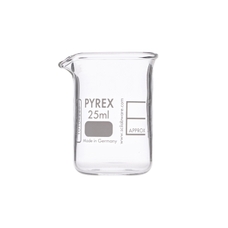 Pyrex Glass Beaker, Squat Form - Pack of 10